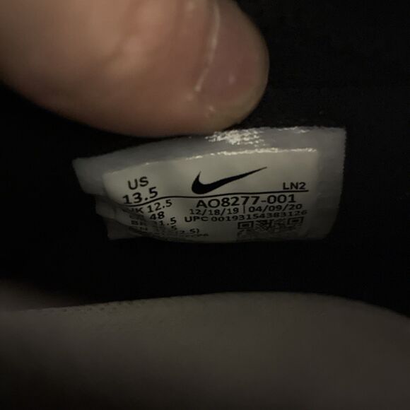 Nike Vapor Edge Pro 360 Football Cleats Mens Size 13.5 Black White AO8277-001 main image 5